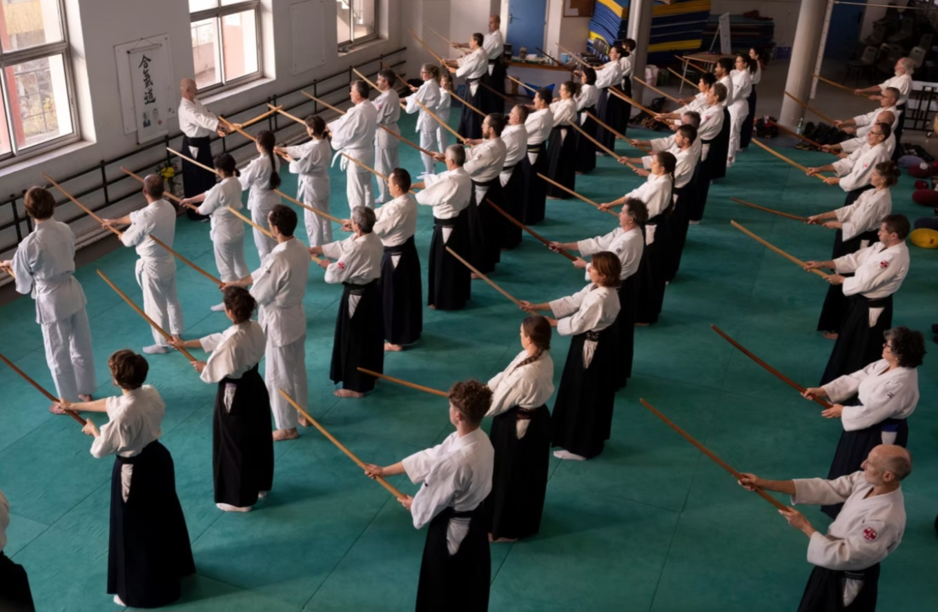 Suburi collectif au bokken — stage IFA